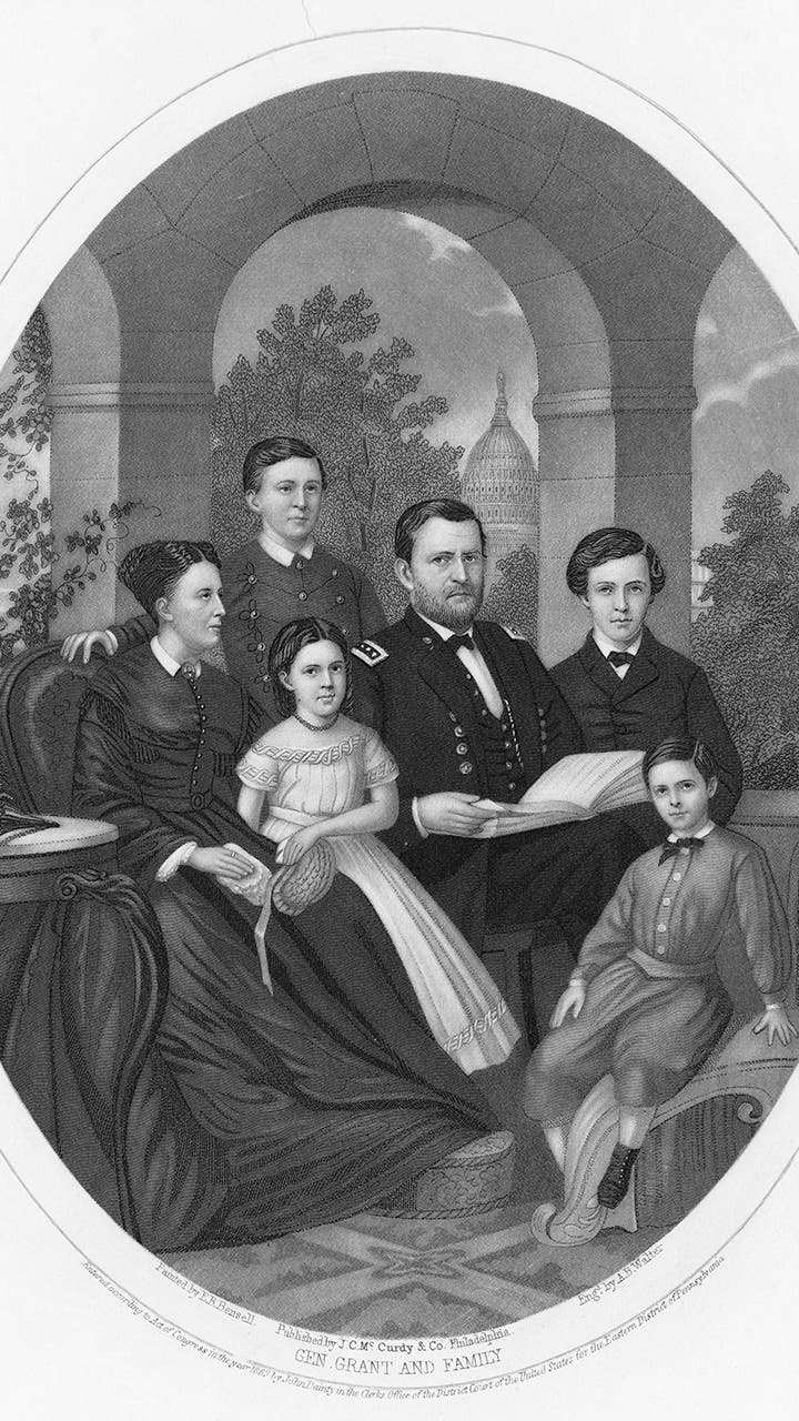Ulysses S. Grant und Familie