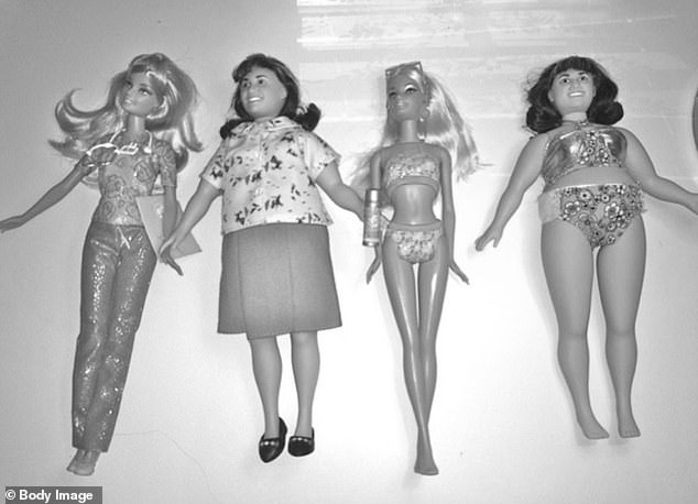 Led by an expert at Pennsylvania State University, researchers gave girls between six and eight years old either a 'thin' doll (Barbie, blonde) or a 'full-figured' doll (Tracy, brunette)