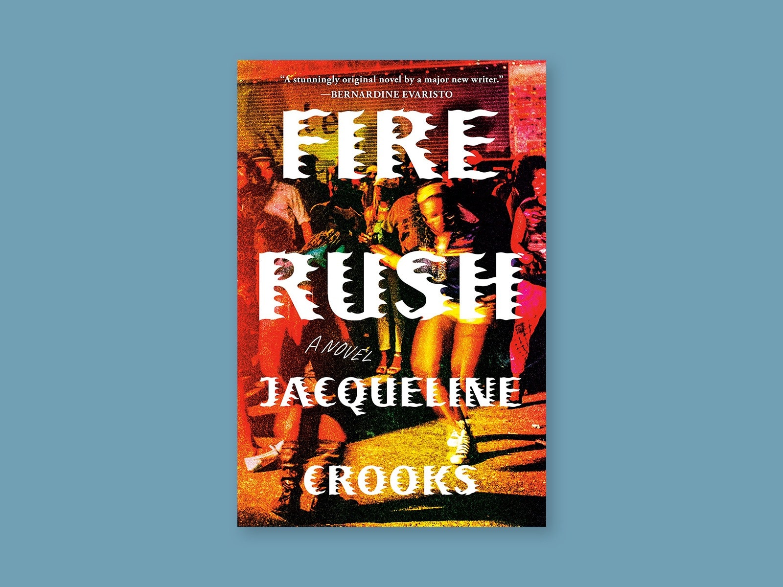 Ein Buchcover für „Fire Rush“ von Jacqueline Crooks.