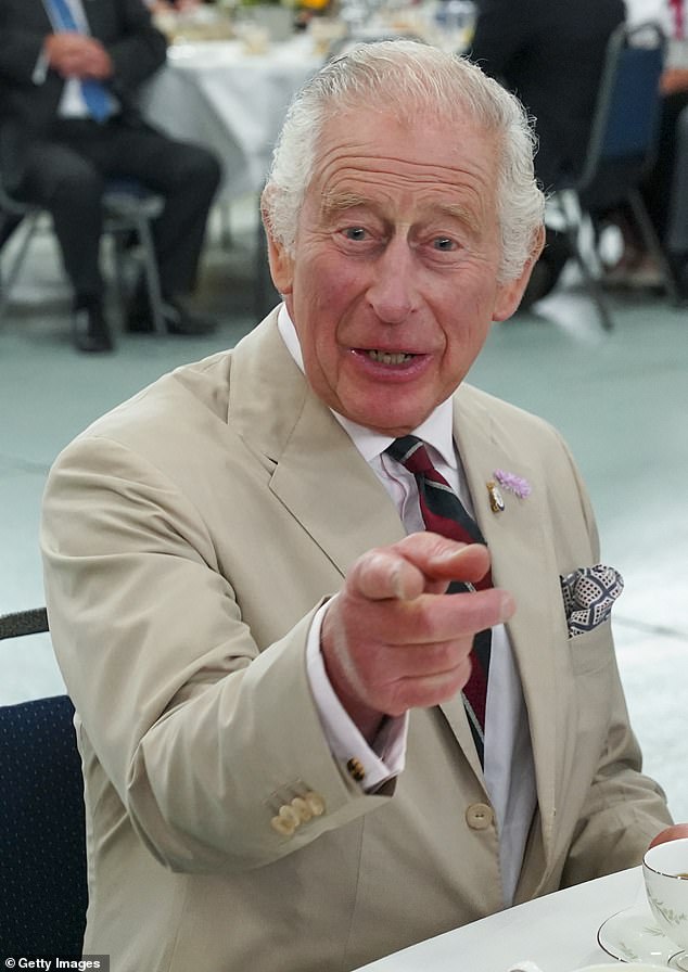 Charles looked to be in awe as he was shown around and enjoyed an afternoon tea with veterans