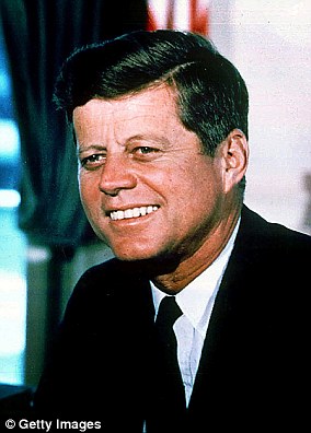 Zu sehen ist John F. Kennedy, 35. Präsident der Vereinigten Staaten von Amerika