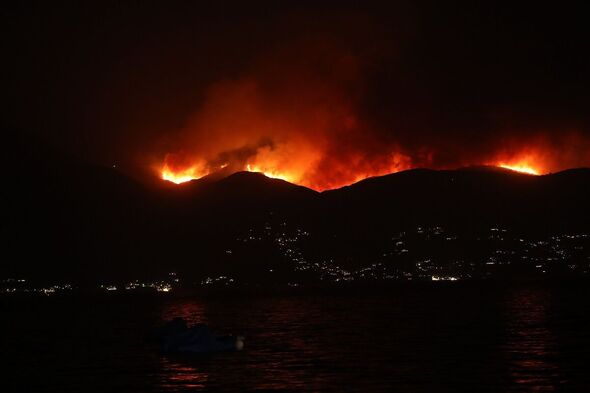 Feuer auf Korfu