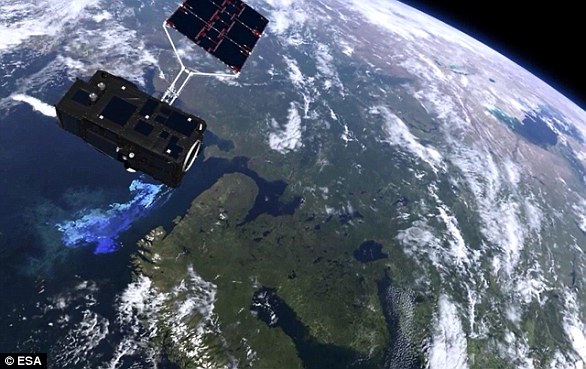 Sentinel 3 (pictured in video footage) is primarily an ocean study mission, developed by the European Space Agency as part of its Copernicus Programme. However, it is also able to provide data on the atmosphere and land masses