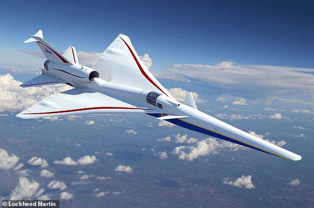 NASA's first large experimental plane in three decades, the aircraft has been shaped to muffle the sound of its sonic boom
