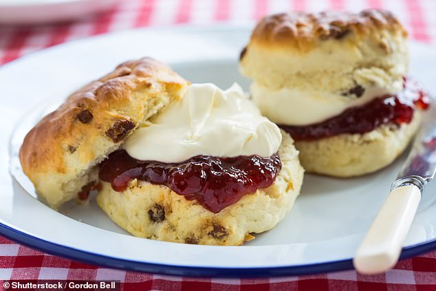 33 per cent prefer a scone with jam first ¿ the Cornwall way, it was found (File image)