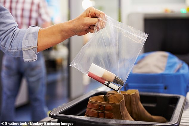Liquids in hand luggage must be limited to containers of 100ml (3.4oz), unless travellers are using the new scanners in place in airports such as London's City Airport