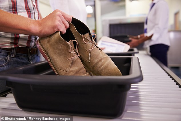 TSA says: 'You will have to remove your shoes. So save yourself the hassle of unbuckling, unzipping or untying and bring them slip-ons'
