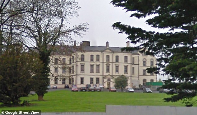 The home attended by O'Connor had been part of High Park Magdalen laundry, where for more than a century young women had lived and worked without pay. Above: The building is now the home of a housing association's offices
