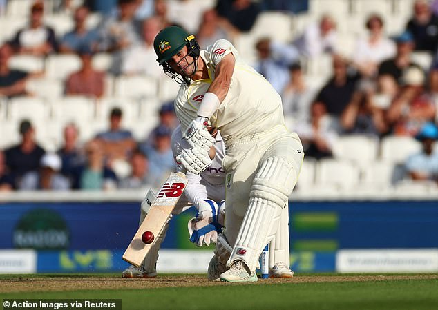 Australian captain also added an important 36 before he was the last man out following a brilliant catch from Ben Stokes on the boundary