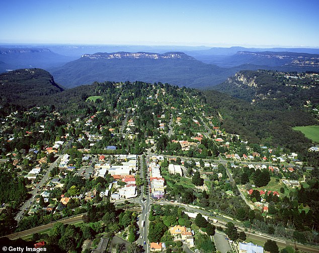 Some of the high rate areas included the South West, Outer West and Blue Mountains (pictured) regions in Sydney