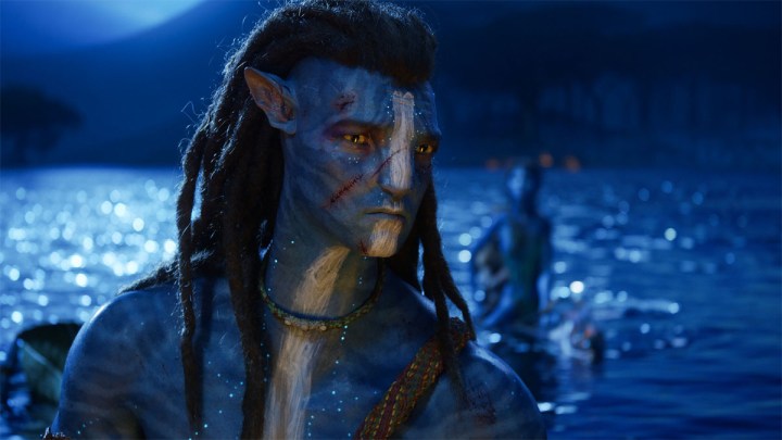 Jake Sully in Avatar: The Way of Water.