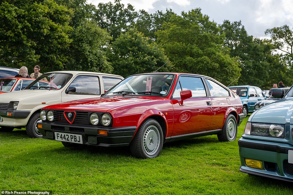While the event is a showcase of almost-extinct cars that were once hugely popular, it also throws up a few surprise sights that were less common back in the day - and super rare now. Such as this 1988 Alfa Romeo Sprint