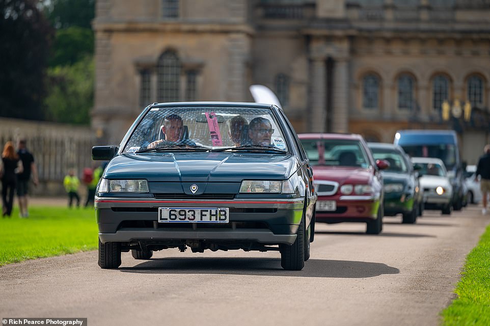 A 1994 Proton GE is followed into the show by a Rover 25. While these cars would commonly be overlooked today, there are petrolheads who still really appreciate them