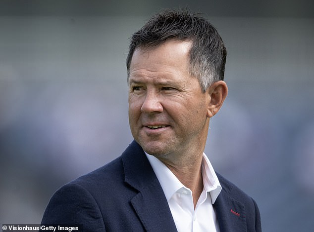 A cricket fans was seen throwing grapes at Ricky Ponting while live on TV following England's battle with Australia on Day One of the fifth Test at the Oval