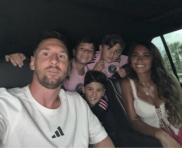Die Frau von Lionel Messi, Antonela Roccuzzo, hat sich bei Inter Miami für den unglaublichen Empfang bedankt