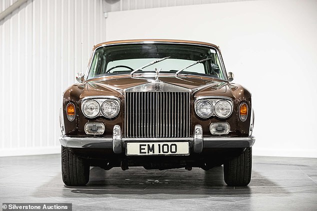 A 'wise' classic car investment: Not only is this ex-Eric Morecambe Rolls-Royce a certified collector's item, the private number plate is also worth a small fortune on its own