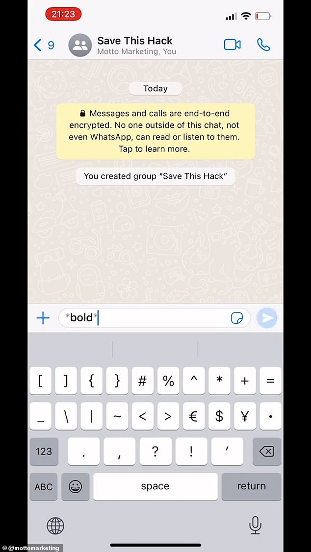 WhatsApp users are only just realising how to quickly change their font, after a viral video showed users how to quickly make their text bold