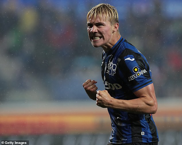 Rasmus Hojlund sealed his £72million move to Manchester United from Atalanta on Saturday