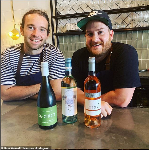 Sam Worrall Thompson (right) runs a catering business in Adelaide, Australia, where he has worked in several professional kitchens