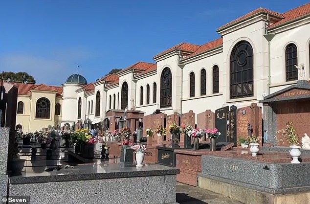 The 'sick' perpetrators destroyed items inside before dragging Meshlin Marrogi's coffin a short distance and cracking it open (Preston General Cemetery, pictured)