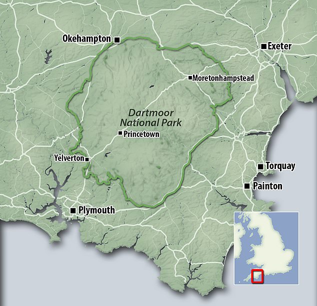Dartmoor National Park, designated in 1951, covers a 368-square mile area in Devon