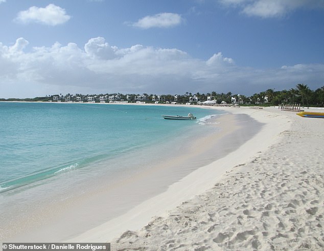 43. MAUNDAYS BAY, ANGUILLA: Big 7 Travel says that this beach boasts 'white-sand shores and clear, azure waters’. It continues: ‘This is picture-perfect Caribbean territory. For an extra-special outing, head here at night to see the glittering lights from neighbouring St Martin Island. It’s beautiful’
