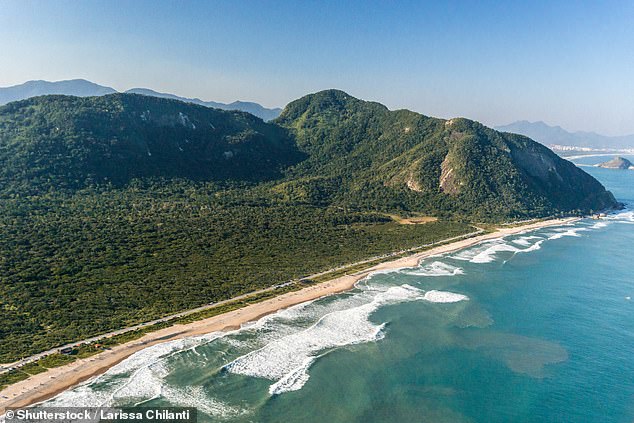 39. GRUMARI BEACH, BRAZIL: Big 7 Travel says: ‘Copacabana and Ipanema might get all the fame, but those in the know hotfoot to Grumari Beach.’ It adds that the beach, which ‘boasts fine golden sands and emerald-green waters’ is ‘backed by bottle-green rainforest’