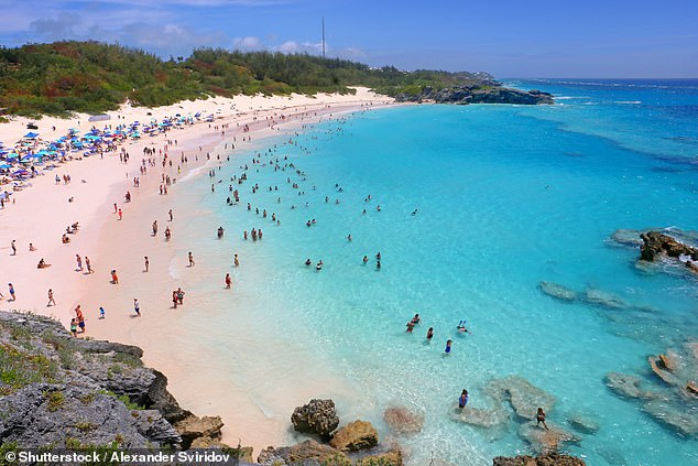 26. HORSESHOE BAY, BERMUDA: Big 7 Travel says: ‘Named for its curved shape, the popular Horseshoe Bay Beach showcases Bermuda’s trademark crystal blue waters and pink sands.’ It adds that there are also 'hidden caves and tucked-away coves to explore’