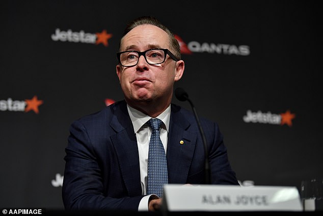It's believed outgoing Qantas CEO Alan Joyce (pictured) personally curates the Chairman's Lounge membership list