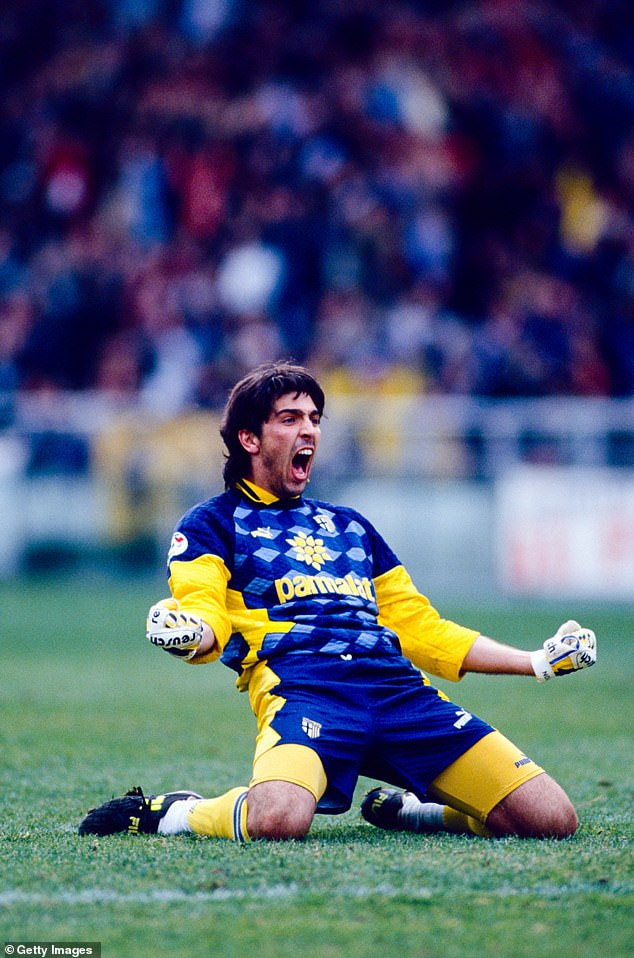 Buffon made his name at Parma in the late 1990's, winning the UEFA Cup in the 1998-99 season