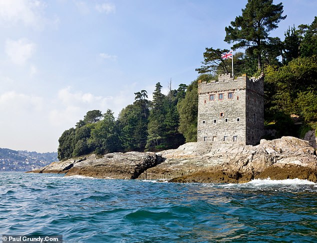 Coastal: Kingswear Castle in Devon stands at the water's edge, with views of Dartmouth