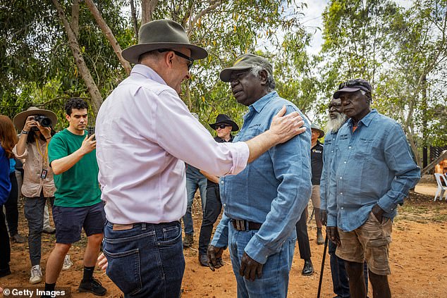 During his trip, Mr Albanese also announced that people in remote northeast Arnhem Land will be able to access a $6.4million tertiary institution to improve their job prospects and learning