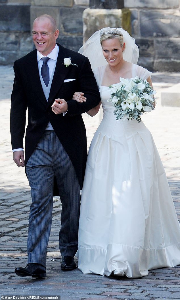 Zara and Mike Tindall married at Canongate Kirk, on the Royal Mile in Edinburgh, Scotland in 2011