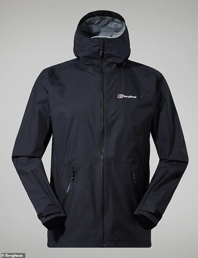 The Berghaus Deluge Pro 2.0 jacket has a two layer hydroshell to protect you from the rain