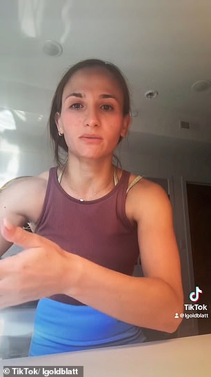 TikTok user Lindsay Goldblatt this week shared a clip, telling her followers she tested positive for BRCA1 - breast cancer gene 1 - when she was 20. Now 29, she has chosen not to have a natural pregnancy as 'I don't want my kids to have the BRCA gene', she said