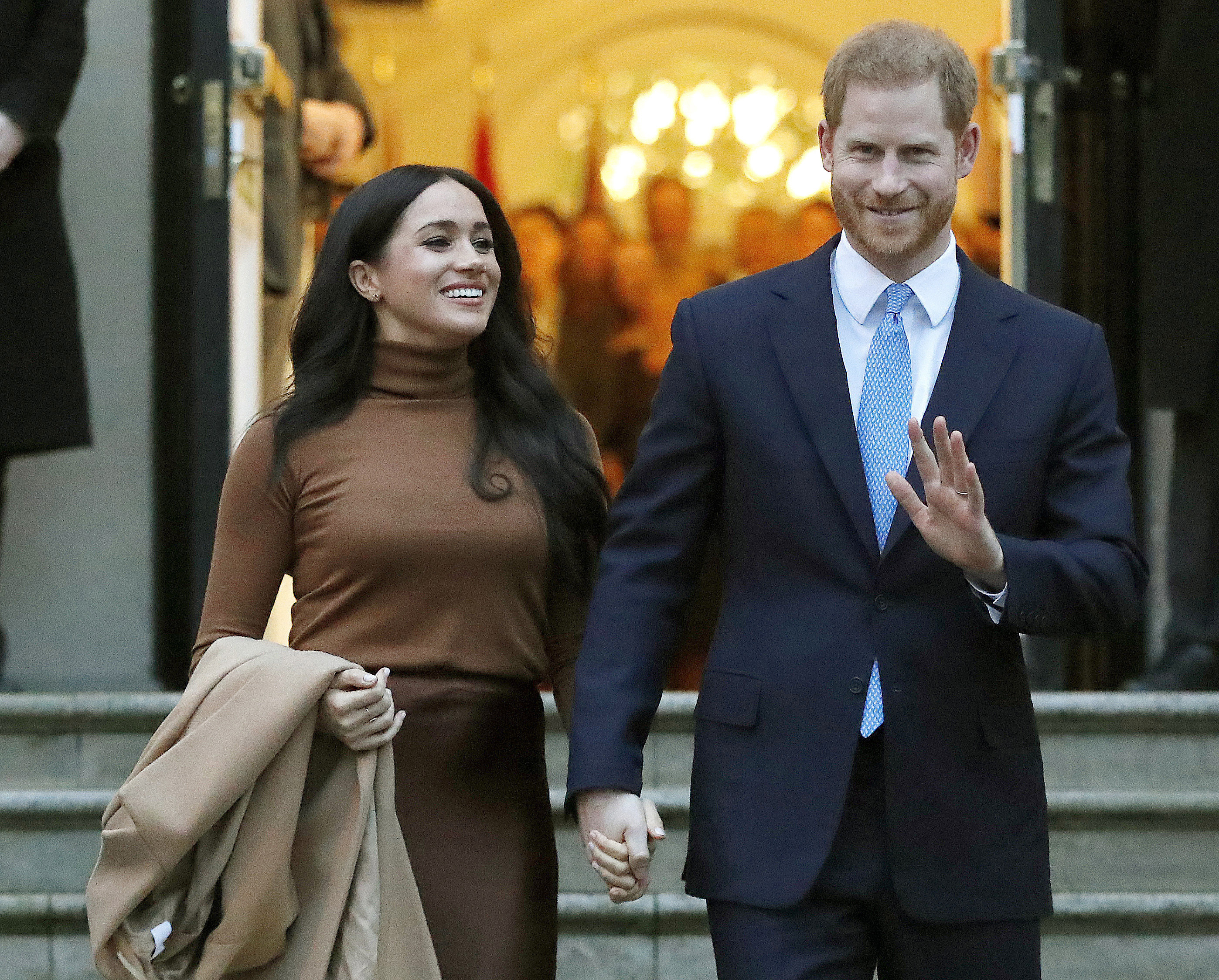 Tensions had reached an all-time high after Harry and Meghan stepped down as senior working members of the Firm in 2020.