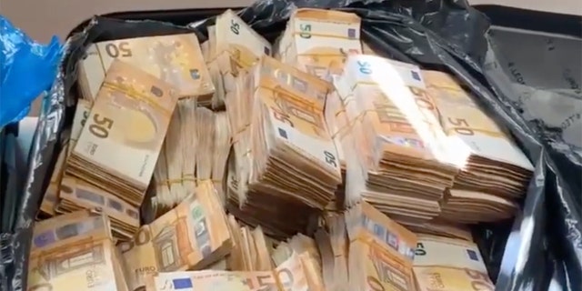 bag full of European cash