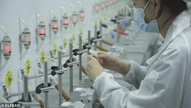 The 2022 video led to ElfBar sharing images and footage of how it runs official factories in the city of Shenzhen in southeastern China