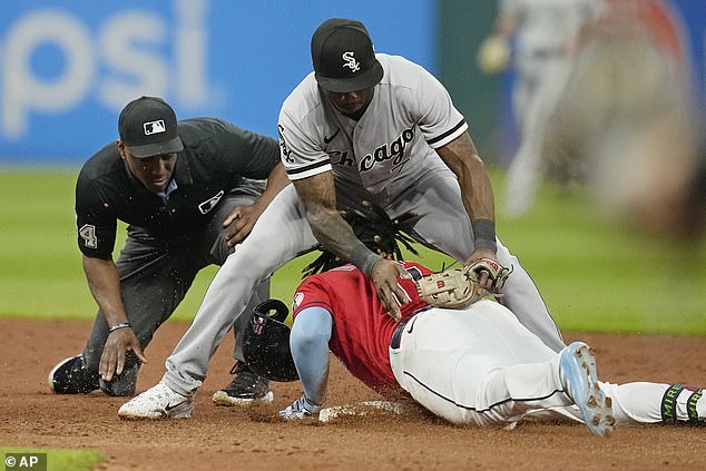 Ramirez was making a run for second base in the sixth when Anderson tagged before the fight