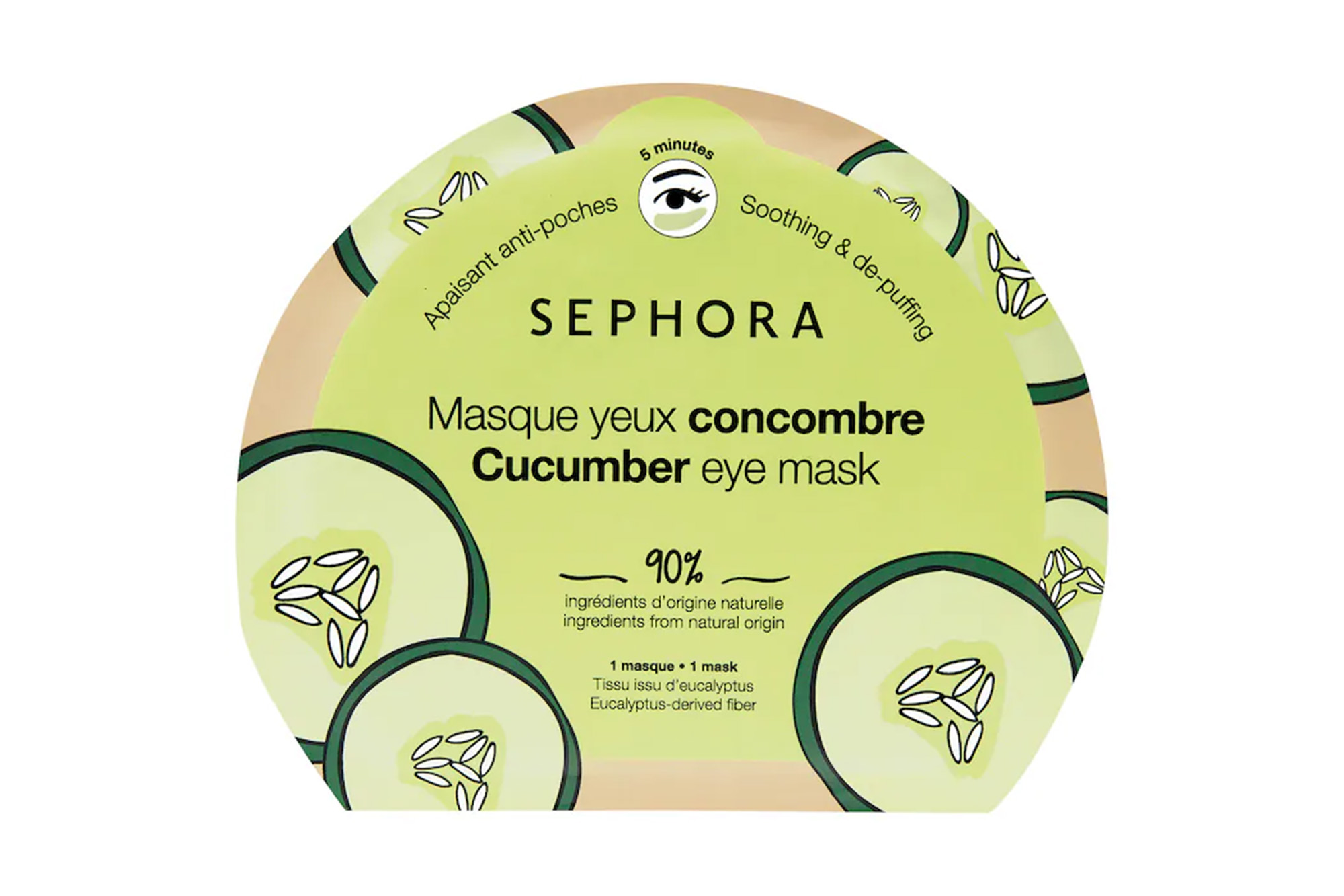 A cucumber face mask from Sephora Beauty 