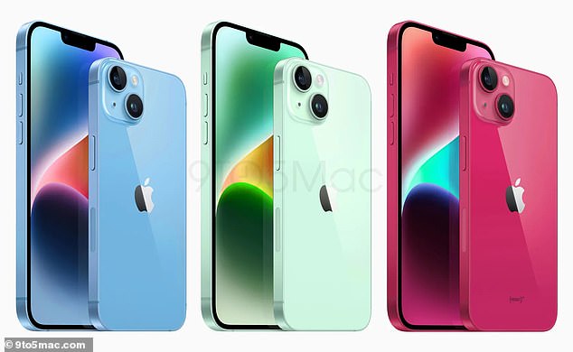 Tech-Experten behaupten, dass iOS-Benutzer bei der Markteinführung des Smartphones in einigen Monaten zwischen den Farbtönen Babyblau, Mintgrün, Rosa und Purpur wählen können