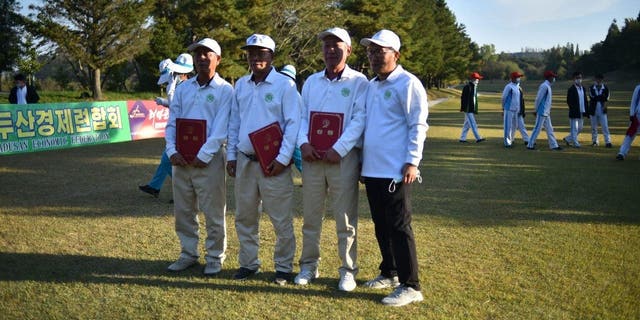 Golfer Pjöngjang Nordkorea