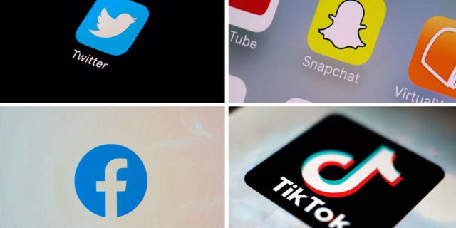 Symbole für Social-Media-Apps