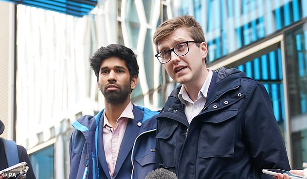 Dr Vivek Trivedi (left) and Dr Robert Laurenson (right), co-chairmen of the BMA's junior doctors committee, said this morning: 'If they want a health service that retains this talent for decades to come, they need to come to the table – not in weeks, not in months, but today. This dispute should never have gone on so long. It has now been almost three months since the Government was last willing to talk to junior doctors about their pay'