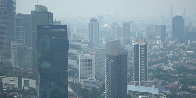 Hauptgeschäftsviertel in Jakarta