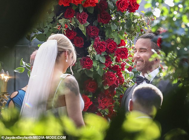The couple are yet to be photographed together after their blissful nuptials