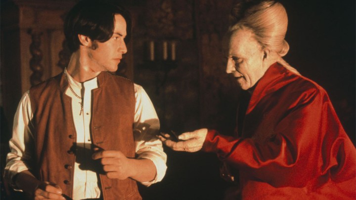 Keanu Reeves und Gary Oldman in Bram Stokers Dracula.