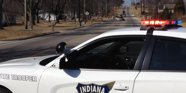Polizeiauto des Bundesstaates Indiana