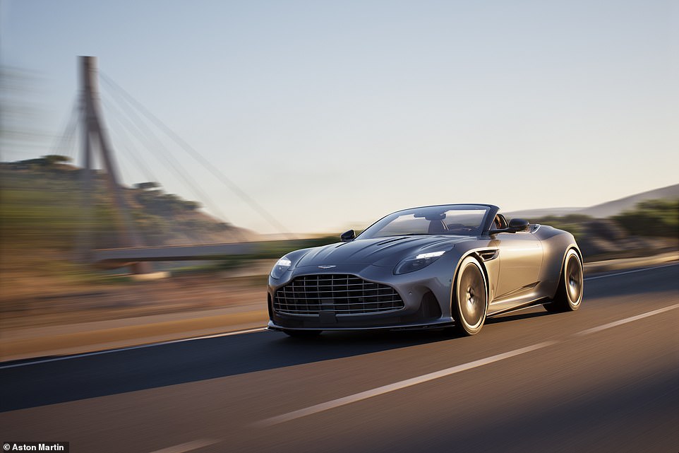 Aston Martin has raised the roof with its new £200,000 open-top super tourer DB12 Volante. That's around a £15,000 mark up on the recently launched companion coupe version