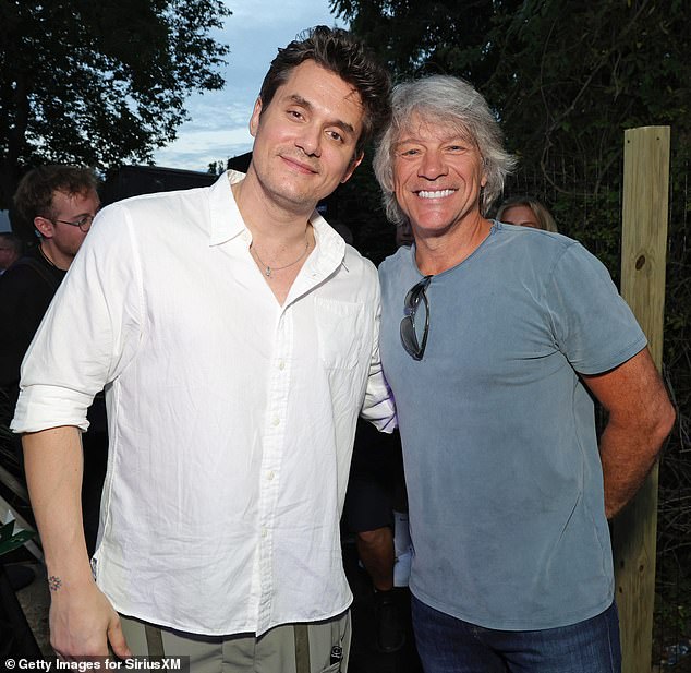 Musikikonen: John und Jon Bon Jovi trafen sich zu einem Fototermin